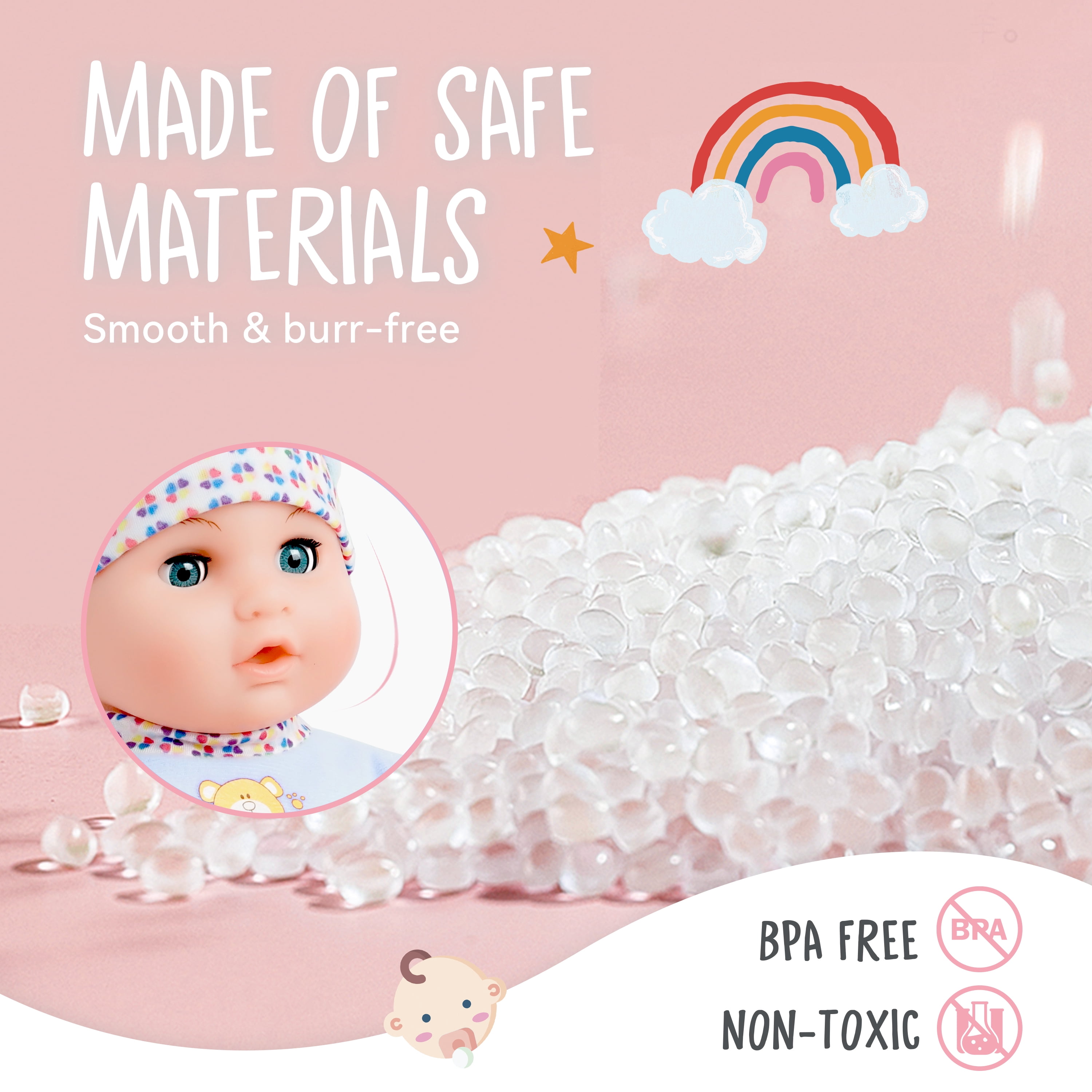 Baby Doll Blue with White Skin, Toy Choi's 16 Inch Baby Doll, Can Crying Talking Feeding with Different Sounds Baby Doll, Play Preschool Toys Gift for 3-6 Girls Boys