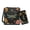 Black-Dragonfly Sunflower, variant on Cat Daisy Leather Purses Set for Women Crossbody Satchel Purse with Wallet Set Multi Pocket Shoulder Handbag Sling Messenger Bag for Work Shopping Party, Pink