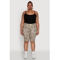 thumbnail image 2 of Womens Plus Size Trendy High Waisted Bermuda Shorts, 2 of 5