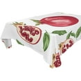 thumbnail image 4 of BZSMCE Square Tablecloth Plump Pomegranate Pattern Tableclothes, 4 of 9