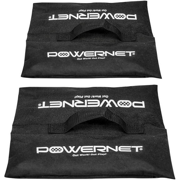 PowerNet Corbin Carroll All Sport Sandbags, Portable Soccer Goal Stability Sand Bags, Extra Weight for Football, Softball or Baseball Net, Fill Heavy Duty Bags with Sand or Weighted Balls
