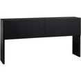 thumbnail image 6 of Lorell Modular Desk Series Black Stack-on Hutch 72" - Material: Steel - Finish: Black, 6 of 7