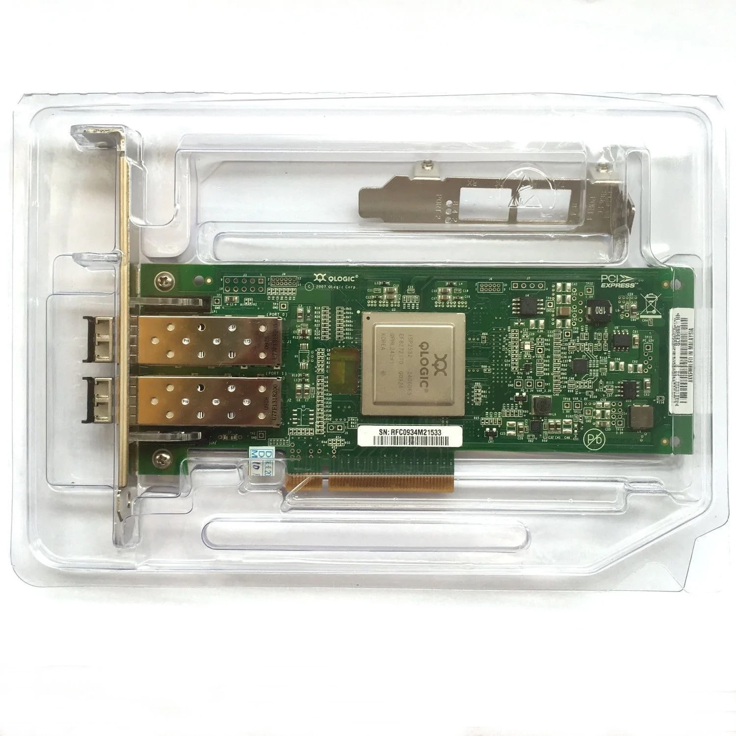 HP AJ764A QLE2562HP 489191001 8GB DUAL PORT PCIe FC HOST BUS HBA