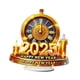 thumbnail image 2 of Adorno de reloj de decoración de año Nuevo 2025, adorno decorativo, centro de mesa, letrero, reloj, figuras para estantería de tienda, 2 of 9