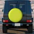 thumbnail image 3 of Kll Yellow Tire Cover,Universal Wheel Tire Cover For Trailer, Rv, Suv, Truck,Camper And Many Vehicle,(17 Inch), 3 of 7