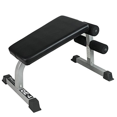 Valor Fitness DE-4 Sit-Up Bench and Ab Crunch Board with Ergonomic Decline Position