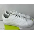 thumbnail image 1 of NEW Adi - das Clean VL White Green Mens 9.5 Leather Tennis Athletic Sneakers, 1 of 6