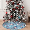 thumbnail image 5 of Sikiie Independence With Gnome 30-48 inches {designName} Print Christmas Tree Skirt Snowman Xmas Tree Skirt with Edge Christmas Decorations for Holiday Party, 5 of 7