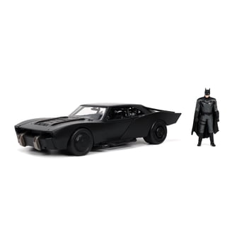 Miniature CHEVROLET Corvette avec figurine WOLFMAN Noir 1957 JADA TOYS