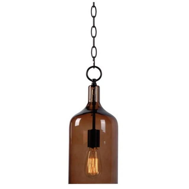 Kenroy 91831AMB Capri 1 Light Mini Pendant - FI31