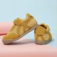 thumbnail image 4 of Willtoo Wide Toe Box Toddler Girls Sneaker Non Slip Barefoot Walking Shoes with Hook and Loop, 4 of 7
