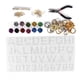 thumbnail image 1 of Kit de molde de epoxi de cristal, bricolaje, alfabeto, número, molde de silicona, herramientas para hacer colgantes y collares, 1 of 5