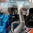 thumbnail image 4 of y 200 cm Exhaust Hose: Stainless Steel Pipe, 25 mm Diesel, 2 Clamps, 4 of 4