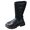 Black, variant on Kids Girls Leather Knee High Riding Boots Cute Bows Comfortable Slip On Wide Calf Booties Toddler Platform Non Slip Fall Boots Black Size 1 Big Kids
