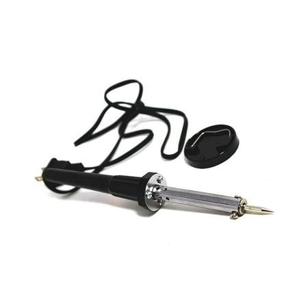 Soldering Iron precision tip Adjustable Universal Temperature Welding Soldering Gun 110V-120V 30W With Includes - 2 Soldering Wires Stand Included Portable Easy. Perfect Kit for any Hobby (Best Soldering Iron Wattage For Circuit Boards)