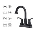 thumbnail image 3 of 2-handle Lavatory Faucet Bathroom Sink Faucet, 3 of 4