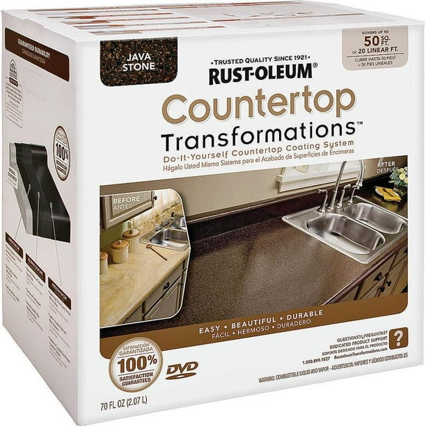 Java Stone, RustOleum Countertop Transformations Kit, 70 oz Walmart