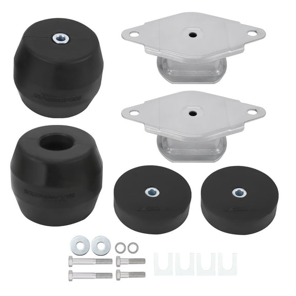 maXpeedingrods Suspension Enhancement Rear Kit for Ford F-250 F-350 Super Duty 2017-2025 F-450 Super Duty Pickup 2015-2025 Rubber Helper Spring Kit Up to 8000 Lbs