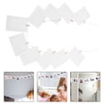 thumbnail image 4 of SHISUYAN 10pcs 7 Inches Paper Photo Frame Retro Picture Frame Hanging Decorations with String and Clips (White), 4 of 8