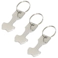 thumbnail image 1 of 3 Packs Of Metal Aluminum Alloy Key Ring Shopping Trolley Tokens Lock, 1 of 4
