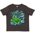 thumbnail image 3 of Inktastic Myrtle Beach Cute Sea Turtle with Waves and Bubbles Boys or Girls Toddler T-Shirt, 3 of 5