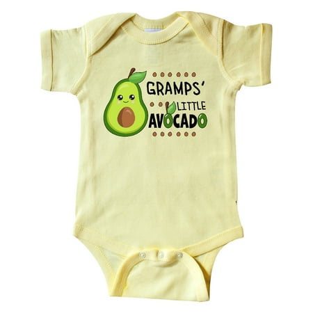 

Inktastic Gramps Little Avocado with Cute Baby Avocado Gift Baby Boy or Baby Girl Bodysuit