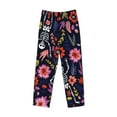 thumbnail image 4 of Daiia Dancing Skeletons Floral Garden Men's Sleep Pant with Pockets and Drawstring,Pajama Pants-Small, 4 of 9
