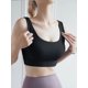thumbnail image 3 of Sujetador de yoga para mujer, deportes, cuello en U, entrenamiento, jogging, sin cables, informal, 3 of 8