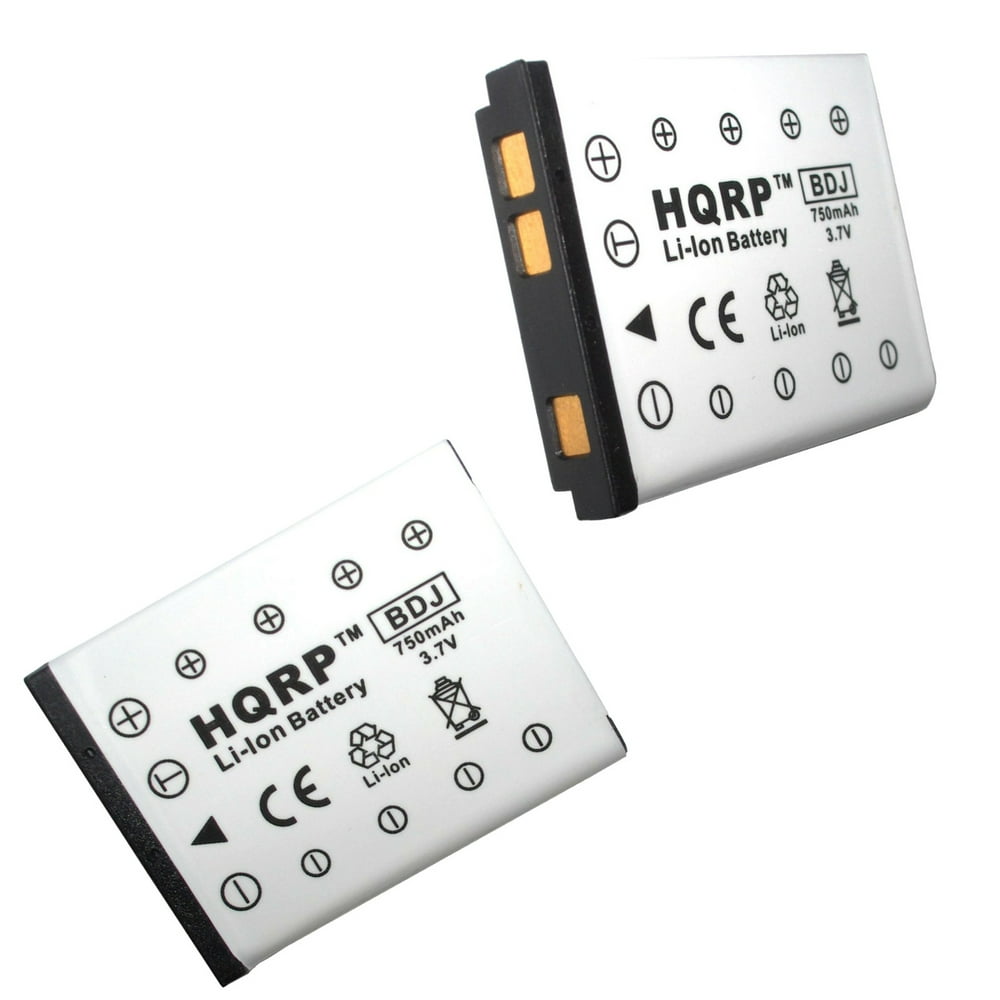 HQRP 2Pack Battery for Nikon Coolpix S60, S80, S200, S210, S220, S230