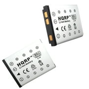 HQRP 2-Pack Battery for Nikon Coolpix S60, S80, S200, S210, S220, S230, S500, S510, S520, S570, S600, S700, S3000, S4000, S5100 Digital Camera Replacement