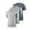 Grey, variant on Leey-World Mens T-Shirts Men's T Shirt Short Sleeve Cotton Blend T-Shirts Crew Neck Casual Summer Basic Tee Shirts(Navy,XL)