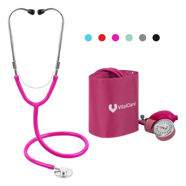 Kit Esfigmomanómetro Aneroide + Estetoscopio Simple VitalCar