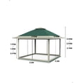 thumbnail image 5 of M optimized 13x13FT Pop Up Gazebo Outdoor Canopy Shelter with Mosquito Netting 4 Stanbags Instant Gazebo Tent for Lawn, Garden, Backyard, Deck, 5 of 7