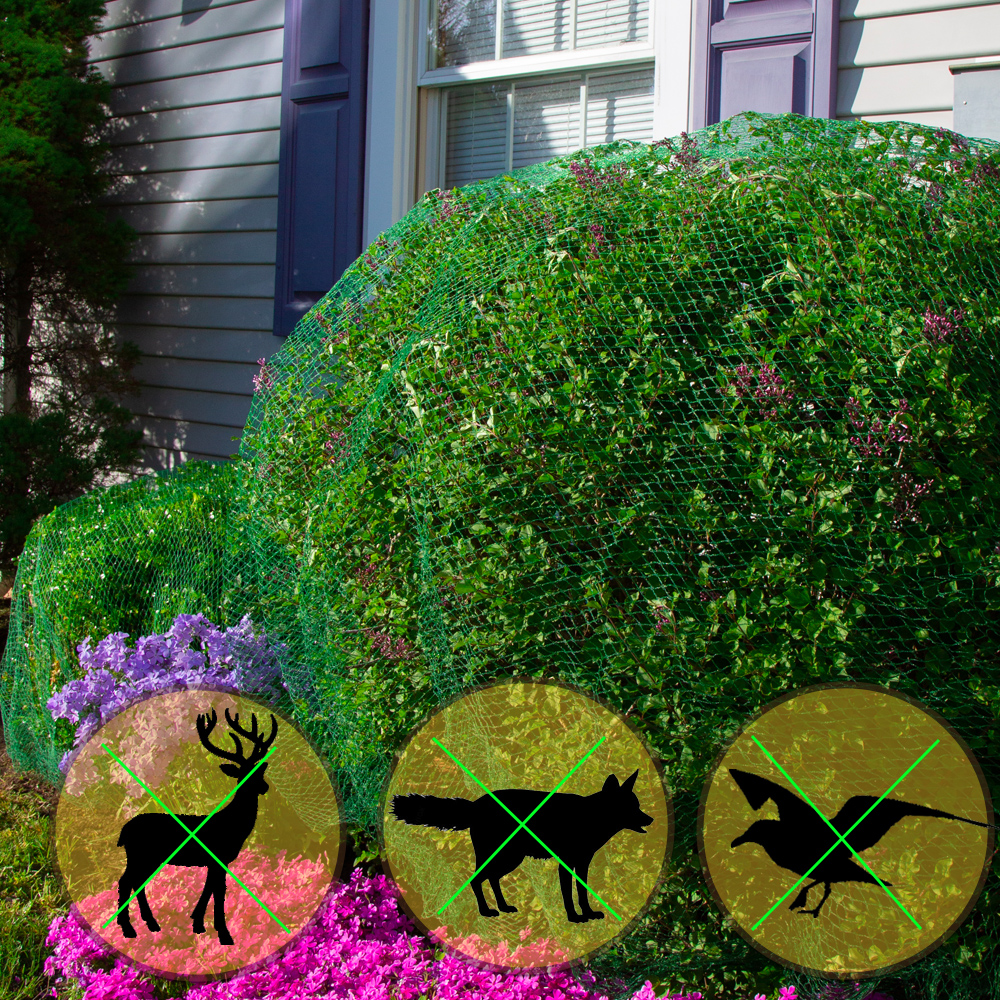 Feitore Deer Fence Netting, 7 x 100 Feet Bird Netting Anti Bird Deer