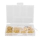 thumbnail image 1 of Kit para hacer aretes con cuentas redondas, ganchos para aretes, juego de accesorios de joyería dorado, 1 of 14