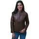 thumbnail image 1 of castelli chamarra piel borrego mujer corte slim casual vestir elegante, 1 of 4