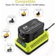 thumbnail image 4 of Cargador de Repuesto Ryobi P117 Dual Chemistry Cargador de Batería Li-ion & Ni-cad Ni-Mh 12V 18V MAX para Batería Ryobi One+ Plus P100 P102 P103 P105 P107 P108 140670 P117 P118 Cargador Ryobi, 4 of 8