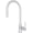Polished Chrome, variant on ROHL Modern Pirellone Pull-Down Side Lever Kitchen Faucet