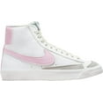 thumbnail image 2 of Big Kid's Nike Blazer Mid '77 Summit White/Pink Foam (DA4086 106) - 4.5, 2 of 5