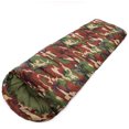 thumbnail image 3 of Outdoors Sleeping Bag Envelope Style with Hood for Outdoor Camping Backpacking and Hiking, 3 of 7
