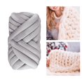 thumbnail image 1 of fastboy Chunky Yarn Knitting Arm Knit Soft Yarn 250G for DIY Rug Making Sweaters Light Gray, 1 of 9