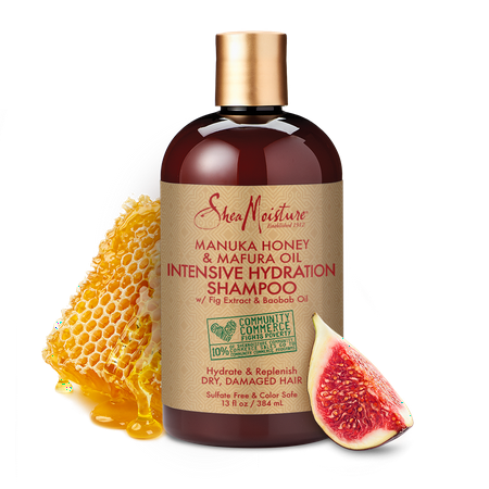 Manuka Honey & Mafura Oil Intensive Hydration Shampoo - Replenishes Dry, Damaged Natural Hair - Sulfate-Free with Natural & Organic Ingredients - Infuses Moisture into Curly, Coily Hair (13 (Best Natural Shampoo For Dry Hair And Scalp)