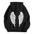 thumbnail image 4 of XIAOCHA Men's 3D Angel Wings Hoodies Loose Hooded Sweatshirt Vintage Streetwear Athletic Workout Hoodie, 4 of 4