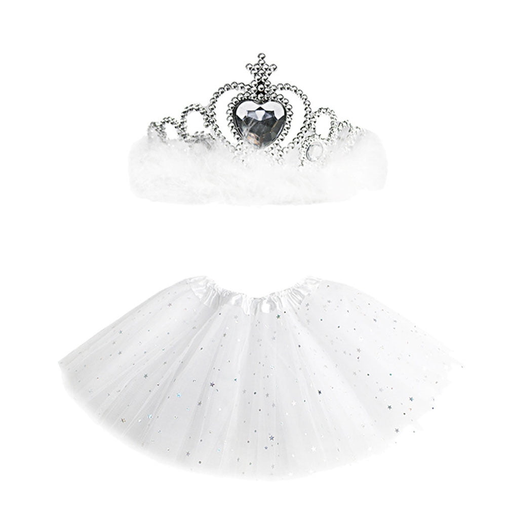 New Carter's Princess Gown w/ Glitter Crown 