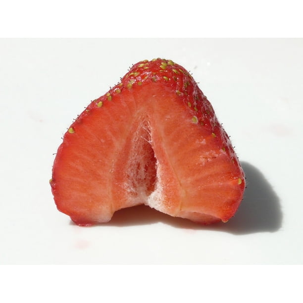 Fruit Strawberry Cut In Half Red Sweet Berry Inch By 30 Inch Laminated Poster With Bright Colors And Vivid Imagery Fits Perfectly In Many Attractive Frames Walmart Com Walmart Com