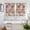 White Red, variant on Vintage Spring Floral Kitchen Curtains Window Panels, Summer Botanical Watercolor Insulated Window Treatment Curtain, Grommet Curtains for Bedroom/Living Room/Bathroom, 2 Piece 52"Wx45"L