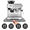 Gray-15.7x13inch, variant on Appliance Sliding Tray White 15.7x13inch Kitchen Counter Use