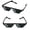 3 Dot, variant on 2 Pairs Black Novelty Rimless Thug Life Meme Sunglasses - 8 Bit Pixel