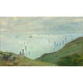 thumbnail image 2 of Claude Monet 24x16 Gold Ornate Framed and Double Matted Museum Art Print Titled - Cliffs at Pourville (1882), 2 of 4