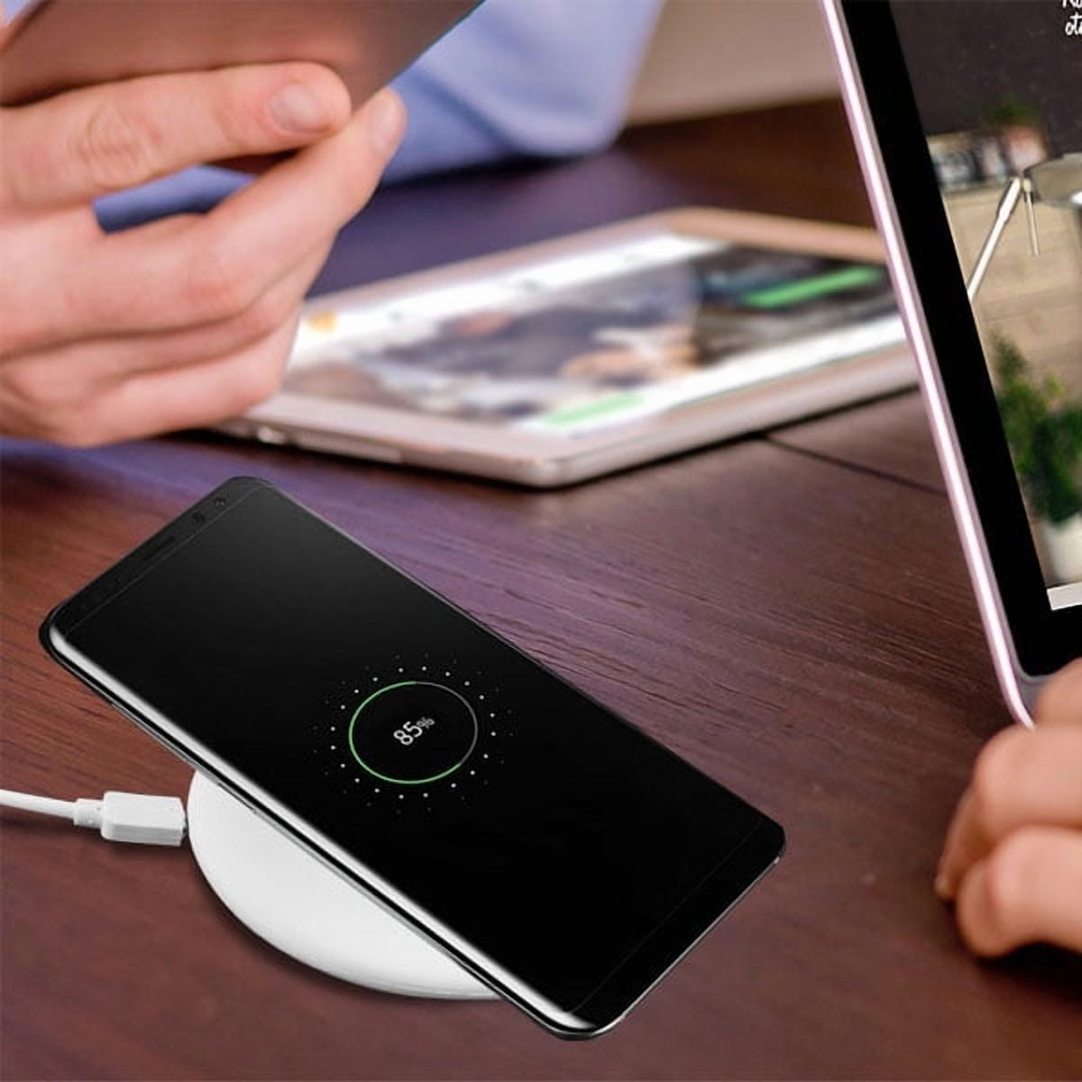 Wireless Charger Compatible With iPhone 11/12/13/14 Plus, Pro, Pro Max, Mini - Fast 7.5W and 10W Charging Pad Slim